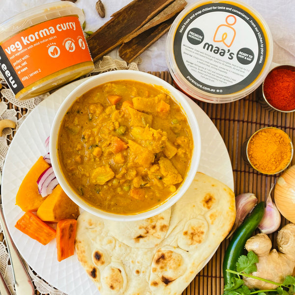 Maa's Veg Korma Curry (450g)