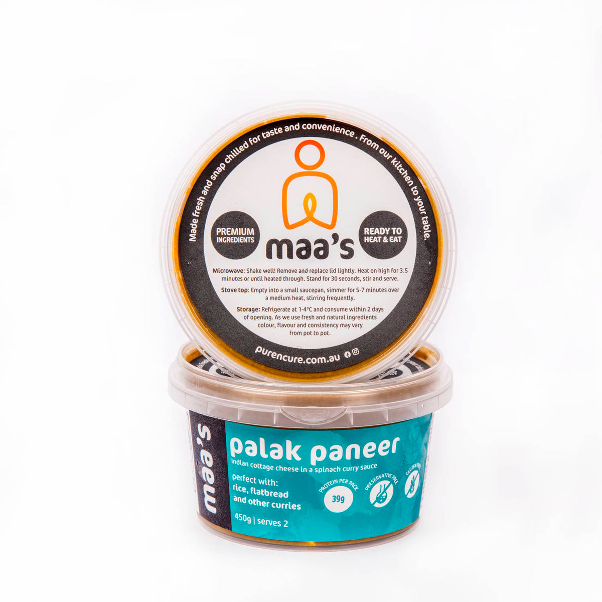 Maa's Palak Paneer  (450g)