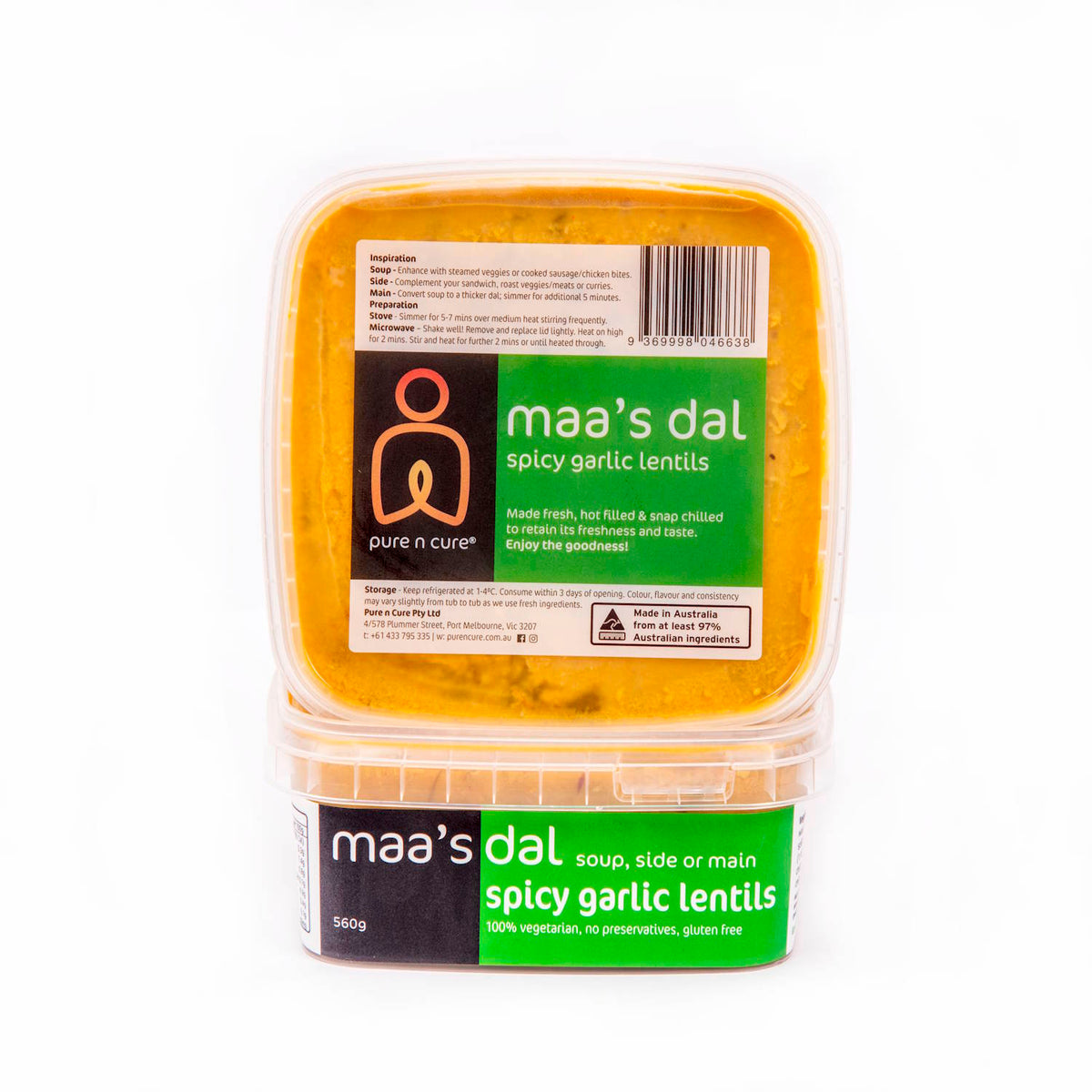 Maa’s Dal -  Spicy Garlic Lentils (560g)